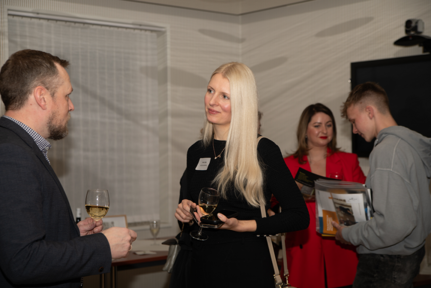 Giedrius Meškauskas (Jager Freight), Lina Clark (Accanto Interiors).