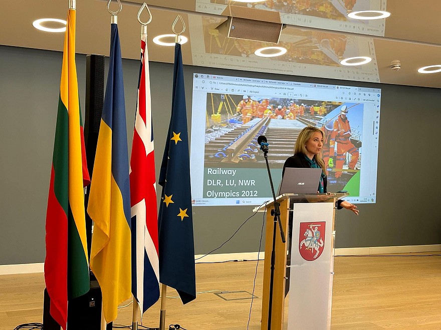 Lietuvių Bendruomenės JK vadovė Alvija Černiauskaitė.