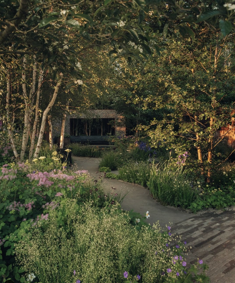 Muscular Dystrophy UK – Forest Bathing Garden. Foto: @ulamariastudio / Instagram.