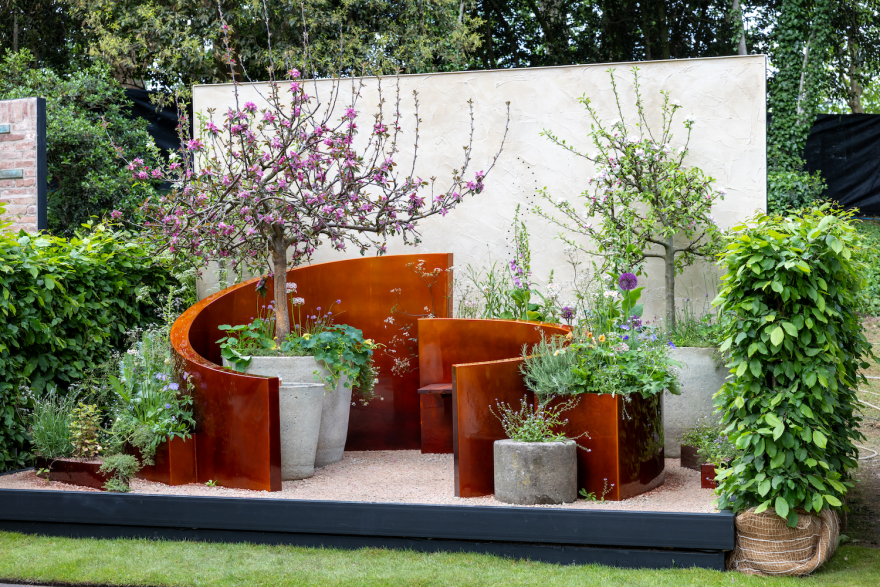 Alzheimer’s Society: Microbes and Minds Garden. Designed by Tina Worboys. RHS Chelsea Flower Show 2026. Foto: RHS / Josh Kemp-Smith.