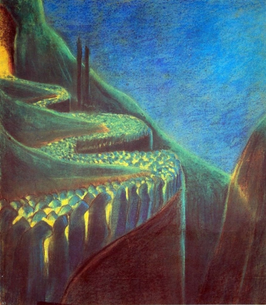 Funeral Symphony. M.K. Čiurlionis, 1903.