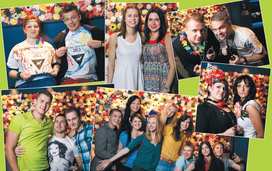 Akimirkos iš praėjusių metų Spring Awakening vakarėlio.
