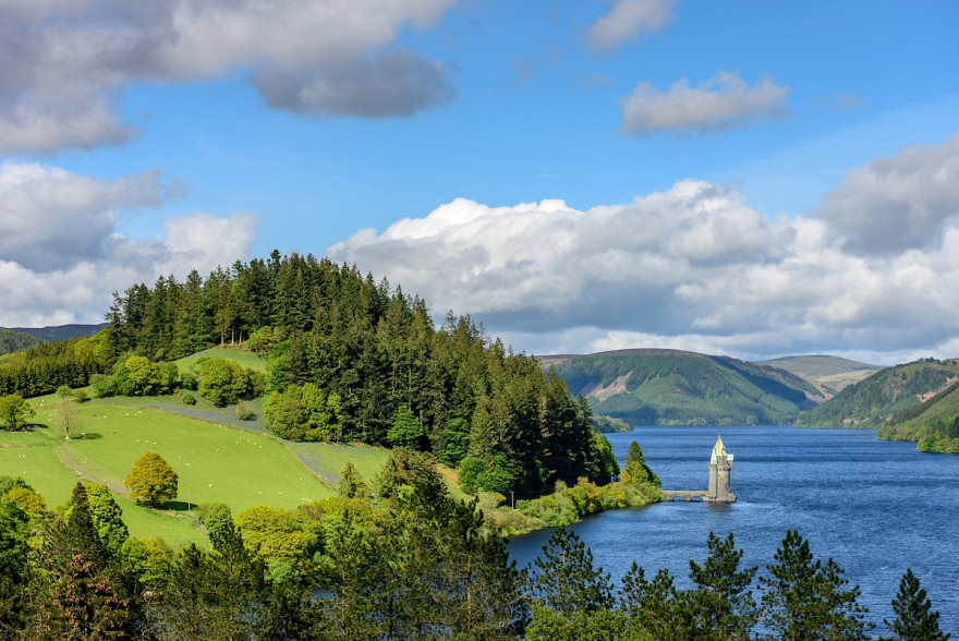 Vyrnwy ežeras.