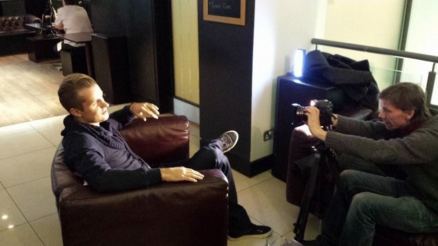 Fly or Die komandos interviu Lietuvos televizijai.